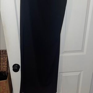 Lulu's Black One Shoulder Maxi Pencil Dress